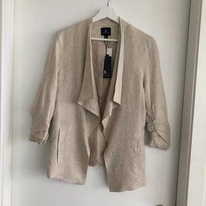 Jules & Leopold Blazer in Beige/Tan/Oatmeal